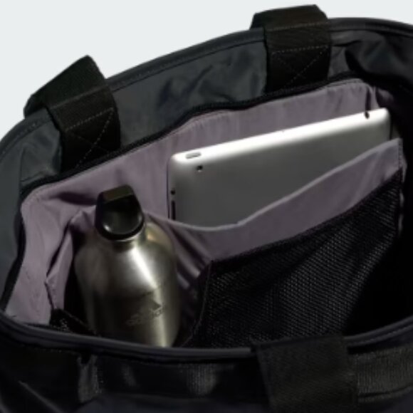 Brand New adidas Black Shopper Bag; UNISEX - Picture 7 of 8